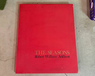 Oversized Book "The Seasons" by Artist Robert William Addison