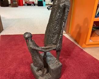 Austin Ceramic Figurine with Bronze finish
