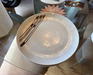 Vintage Initial Engraved Dishes