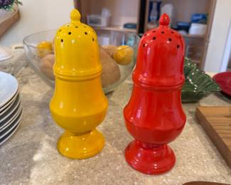 Vintage Oversized S & P Shakers