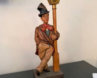 Karl Griesbaum Carved Wood Hobo
