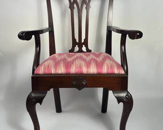 And another set of chairs... to many for photos of all. Three dozen more antique chairs with gorgeous upholstery getting photographed this week. When a chair is more than a place to sit, "come on by and set a spell".