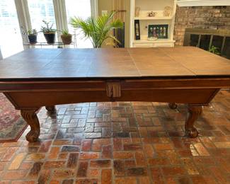 Kasson Chippendale style pool table...ready for your home. $2,500 obo. Available pre-sale due to requirement of professional movers and timetable.
