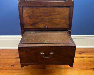 Antique occassional table step stool ??