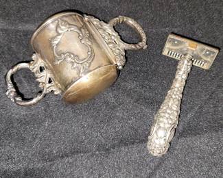 Sterling repousse Victorian Silver