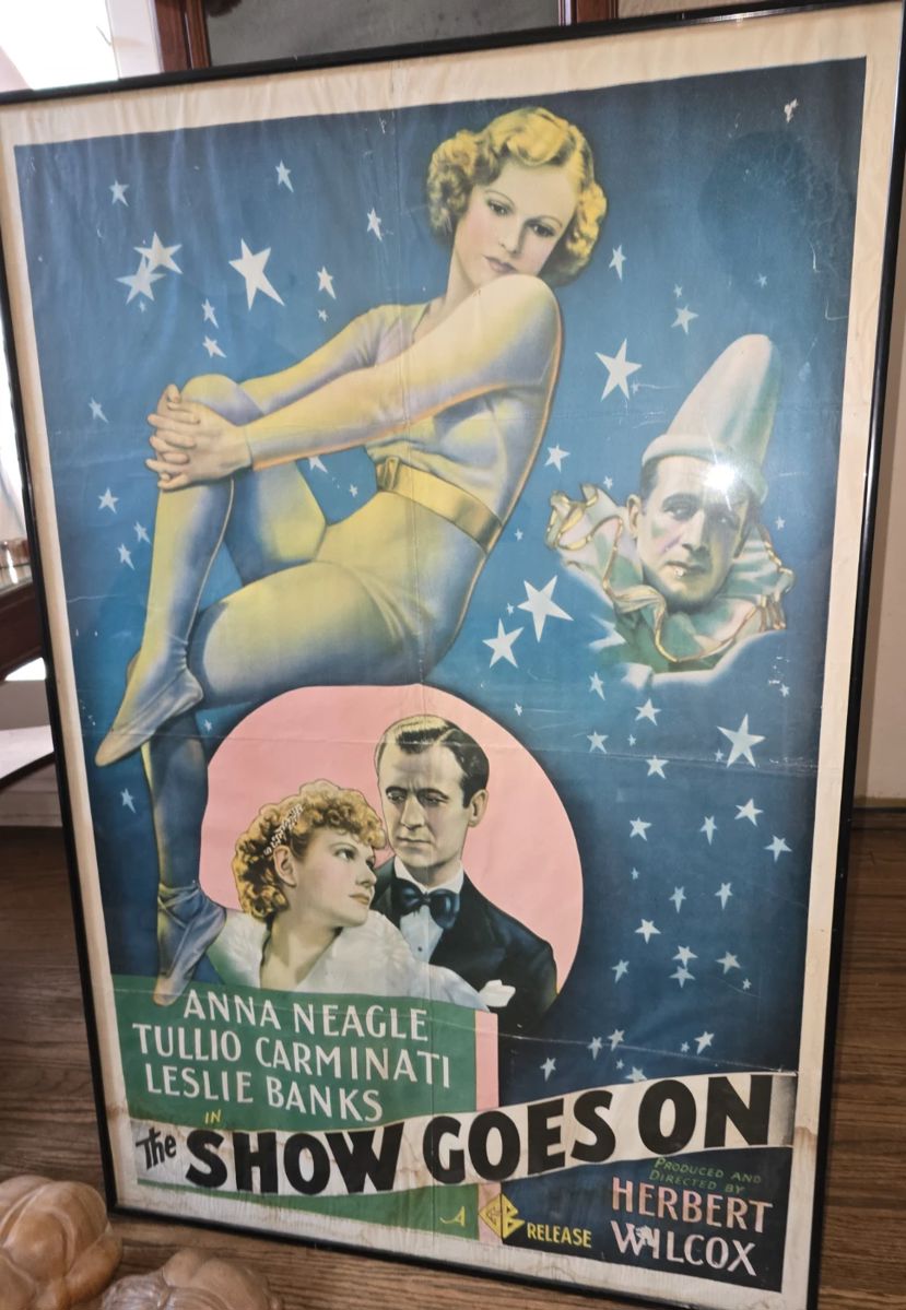 The Show Goes On 1936 Original Movie Poster 