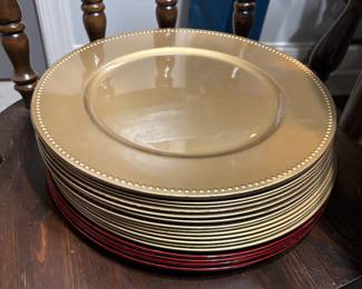 14 gold chargers 4 res