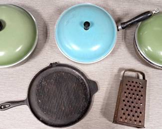 CLUB ALUMINUM POTS PANS & CAST IRON WEAR EVER