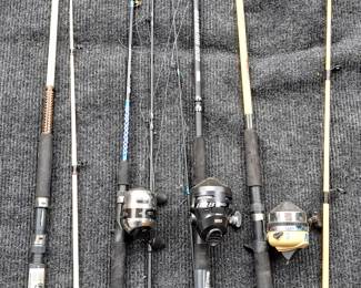 FISHING POLES FISHING REELS