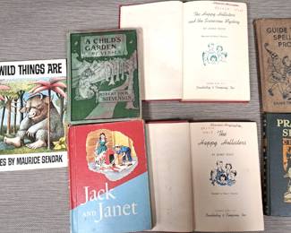 ANTIQUE CHILDRENS BOOKS & 1968  WHERE THE WILD THINGS ARE BOOK