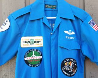 ORIGINAL US AIR FORCE VIETNAM MILITARY FLIGHT SUIT W PATCHES 