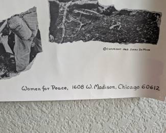 Women for peace 1968 poster