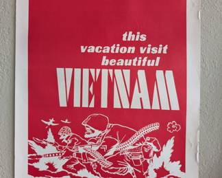 Antivid non-war poster ephemera