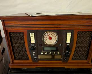 vintage looking record player