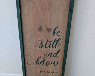 wall hanger for Psalm 46:10