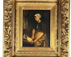 Dutch Listed Artist Bernard Blommers; 1845-1914