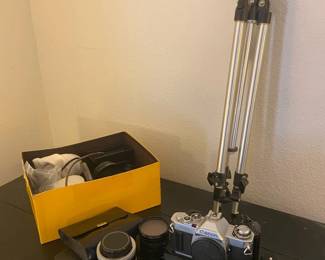 Canon AV1, Lenses, Tripod And More