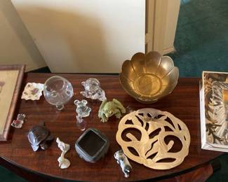 Crystal Picture Frame And Various Decor