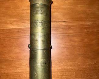 Antique Brass Greek Pepper Mill