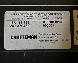 Craftsman lawnmower  