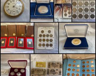 Coin Auction collage