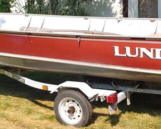 Lund Boat / SHORELAND'R - BT. TR. R 1610F MIDI - 1989 - MOTOR EVINRUDE /E15RCCS 15HP