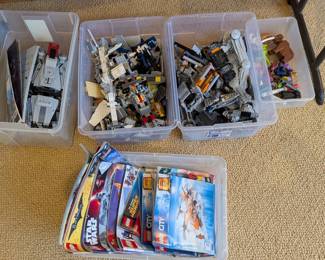 Lego's tubs of Lego's