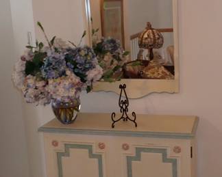 2 DOOR CABINET W/ MATCHING MIRROR