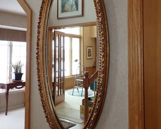 OVAL WALL MIRROR