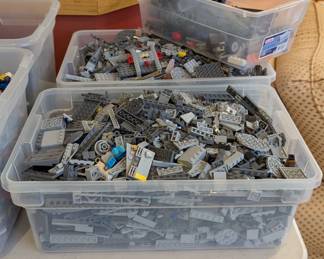 Lego's tubs of Lego's