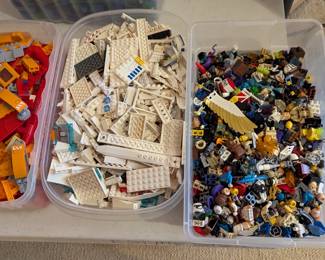 Lego's tubs of Lego's