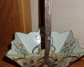 VINTAGE PAINTED BASKET