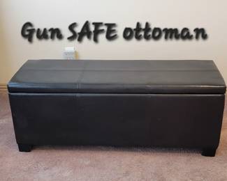 GUN SAFE ottoman