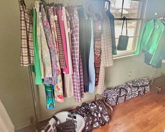 Vintage and modern clothing and handbags