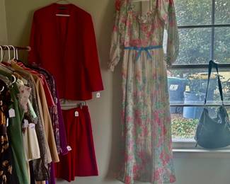 Vintage dress and suit