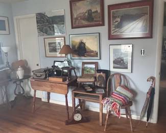 Vintage railroad art