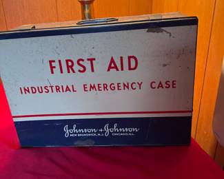Vintage first aid kit