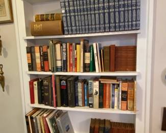 30 linear feet of books