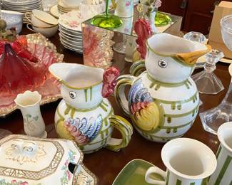 Chicken Milk Pitchers made in Italy
