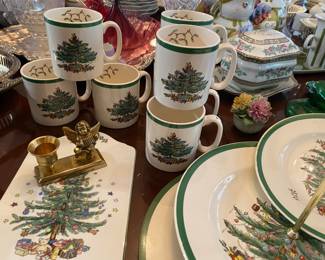 Christmas Spode Mugs