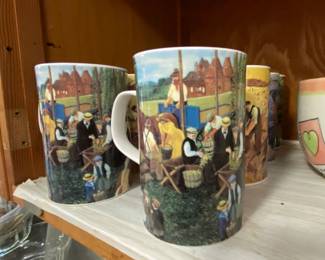 Margaret Loxton Dunoon Harvest Themed Coffee Mug Made in England Homestead