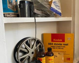 Vintage Kodak reels and accessories