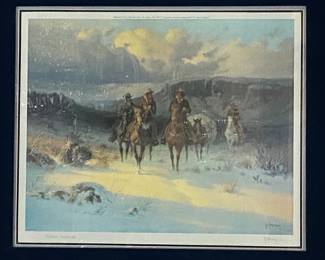 Signed Numbered Print, G Harvey