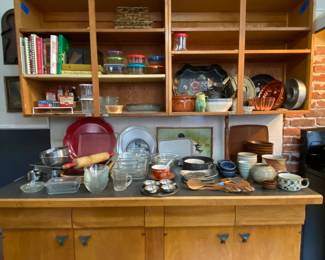 Kitchen loaded with one of a kind items