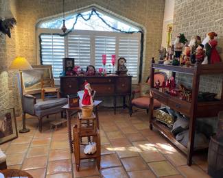 Antique Furniture, Primitive pieces, Santa Collection 