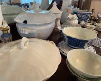 Pottery from Italy, France, England, Wedgwood, Starburst, Fitz Floyd