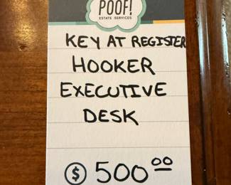 Hooker Executive Desk