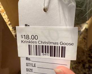 Krinkles Christmas Goose