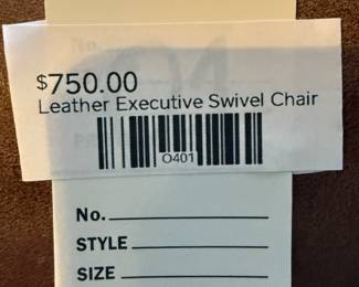 Leather Executive Swivel Chair