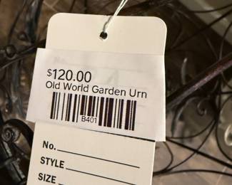 Old World Garden Urn